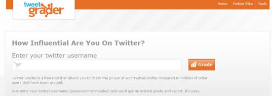 Free Twitter Tools - Twitter Grader